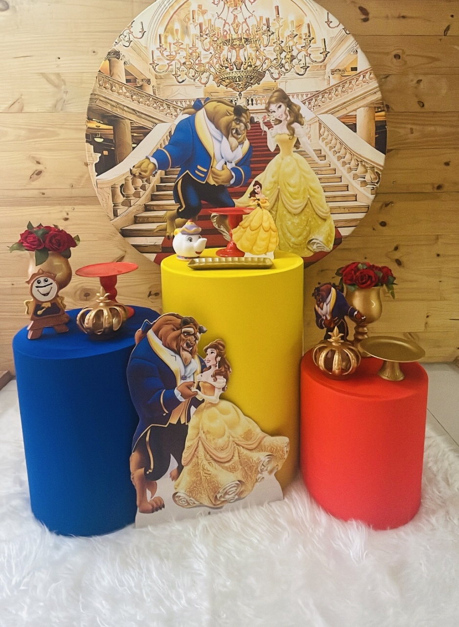 Kit A Bela E A Fera 1 - Comemore com encanto