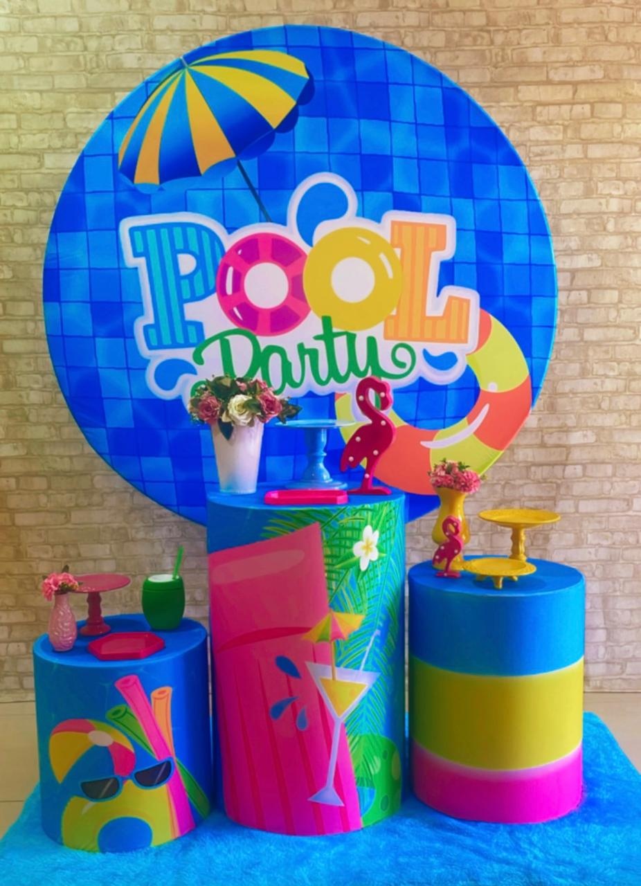 Kit Pool Party 1 - Comemore com encanto