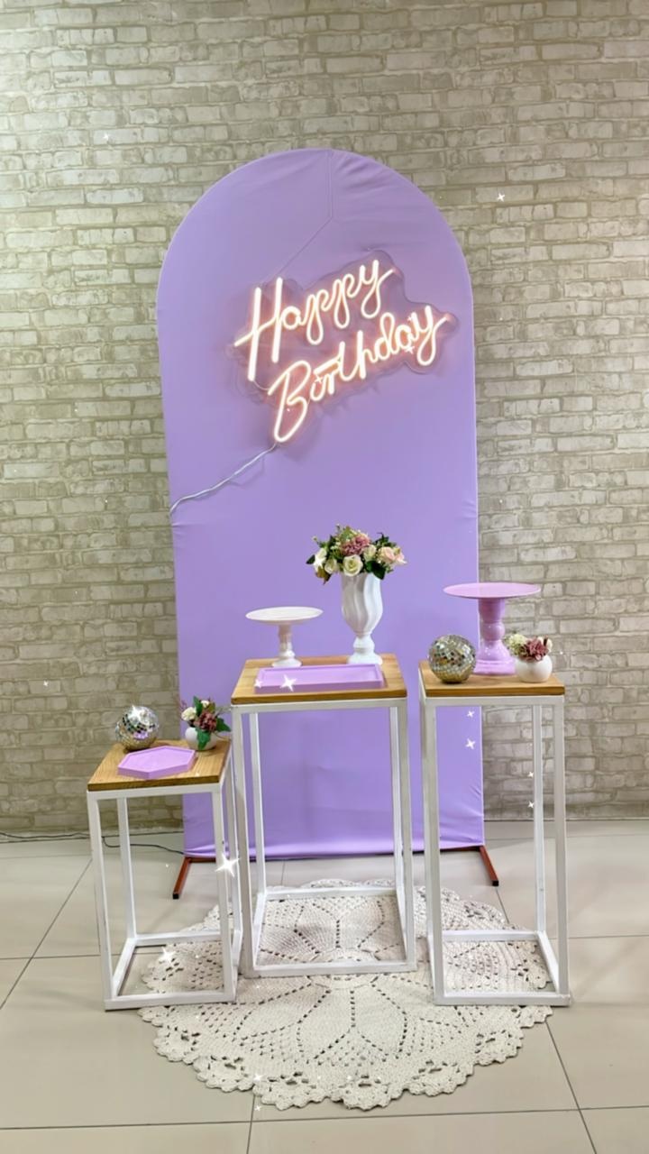 Kit Happy Mesa de Ferro - Comemore com encanto