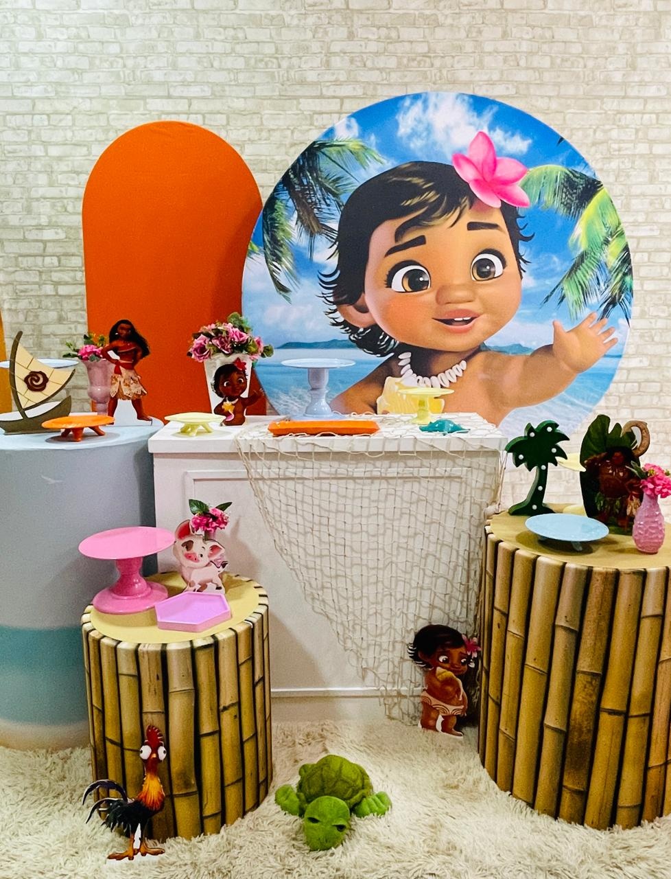 Kit Moana Baby Completa 4 - Comemore com encanto