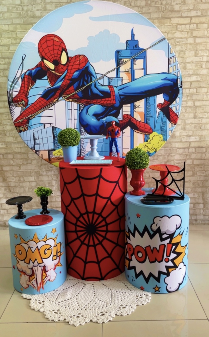 Kit Homem Aranha Azul 1 - Comemore com encanto