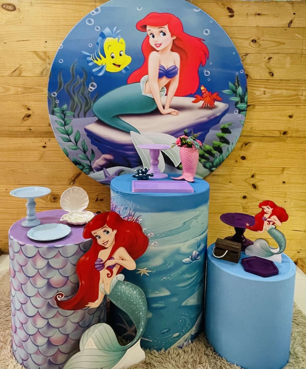 Kit Pequena Sereia 1 - Comemore com encanto