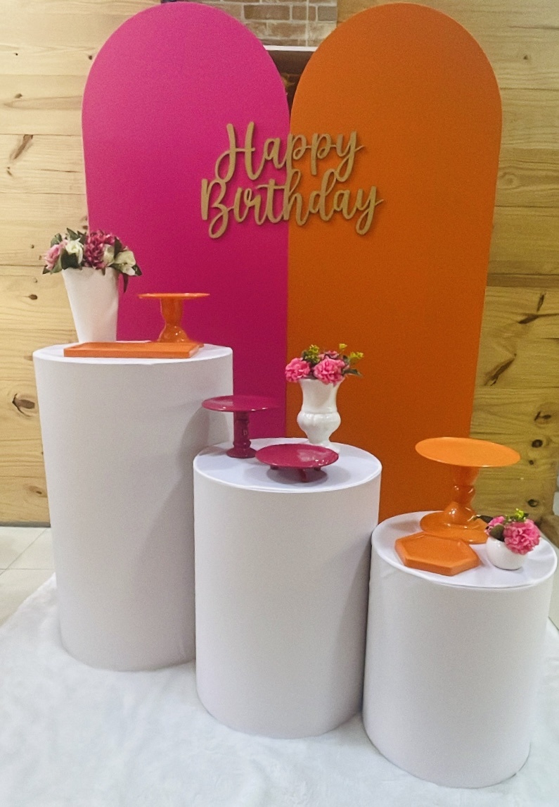 Kit Palee Pink E Laranja - Comemore com encanto