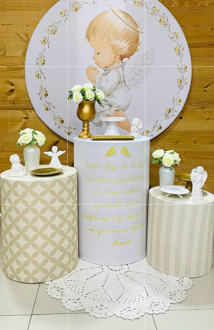 Kit Batizado Dourado 1 - Comemore com encanto