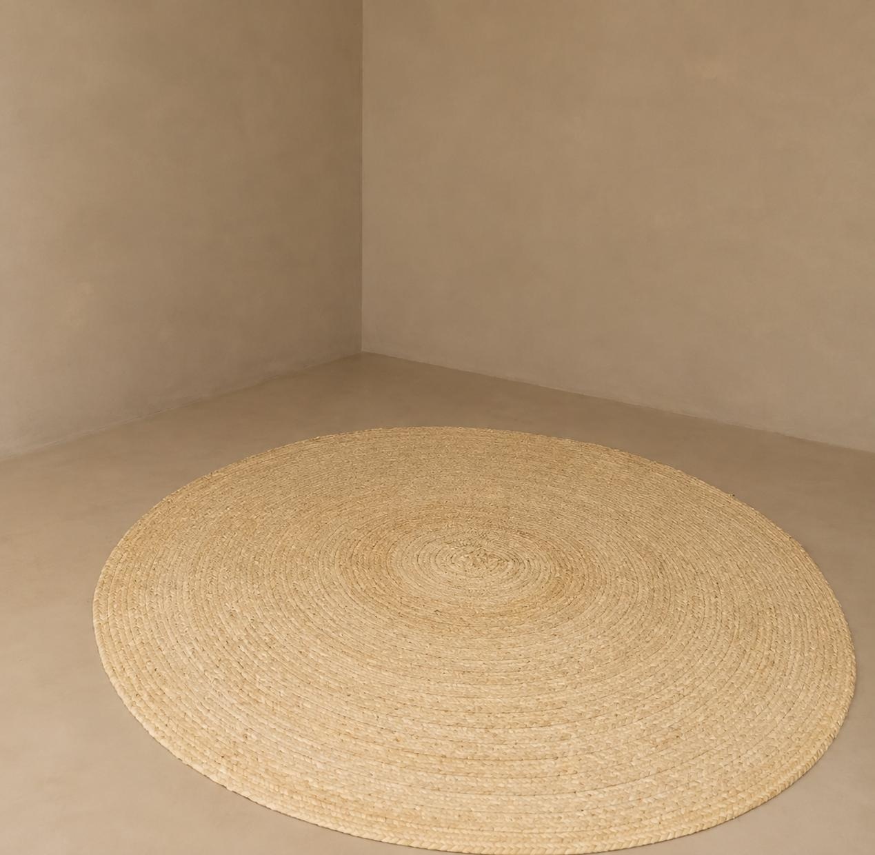 Tapete Palha Fibra Natural - Comemore com encanto