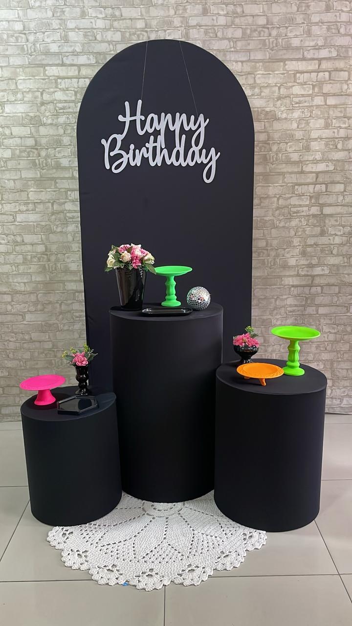 Kit Romano Neon - Comemore com encanto
