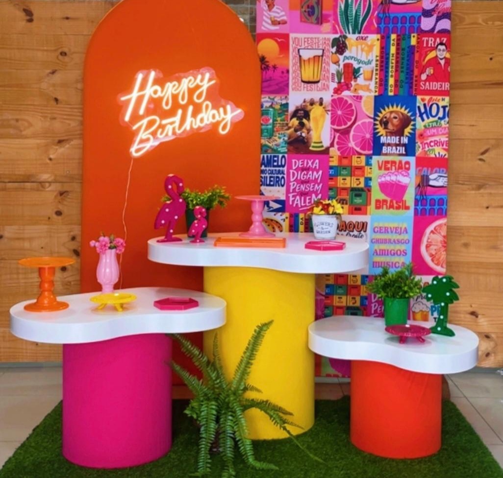 Kit Brasílidade Com Tampo Happy - Comemore com encanto