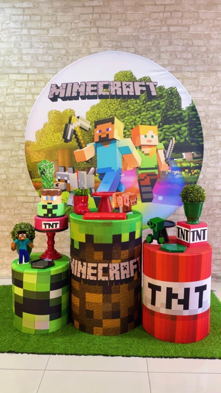 Kit Minecraft - Comemore com encanto