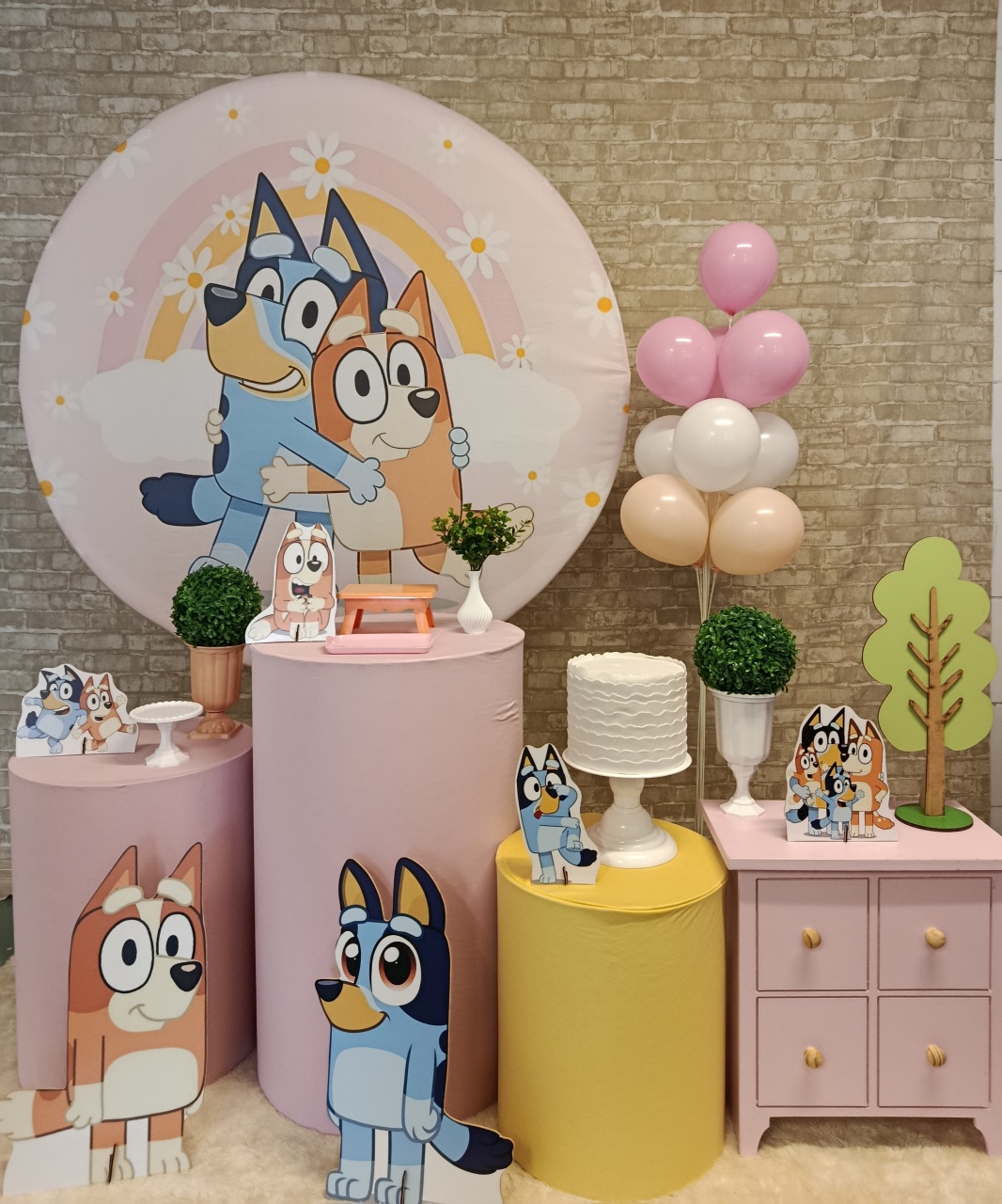 Kit Prata Bluey E Bingo - Aline Bordoli Carrion 