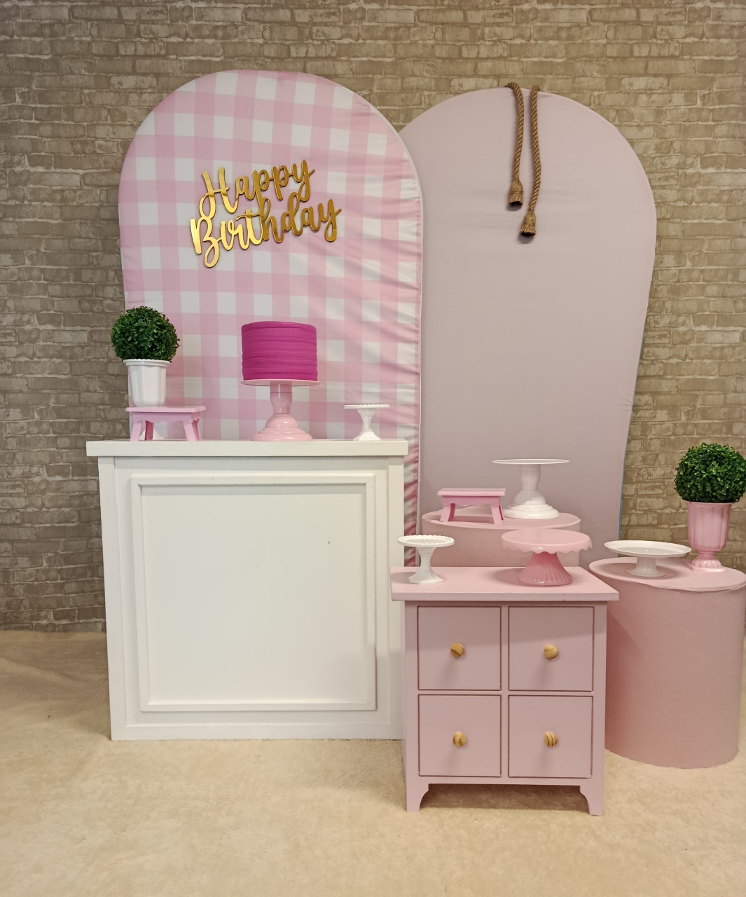 Happy Birthddy Rosa Kit Premium  - Aline Bordoli Carrion 