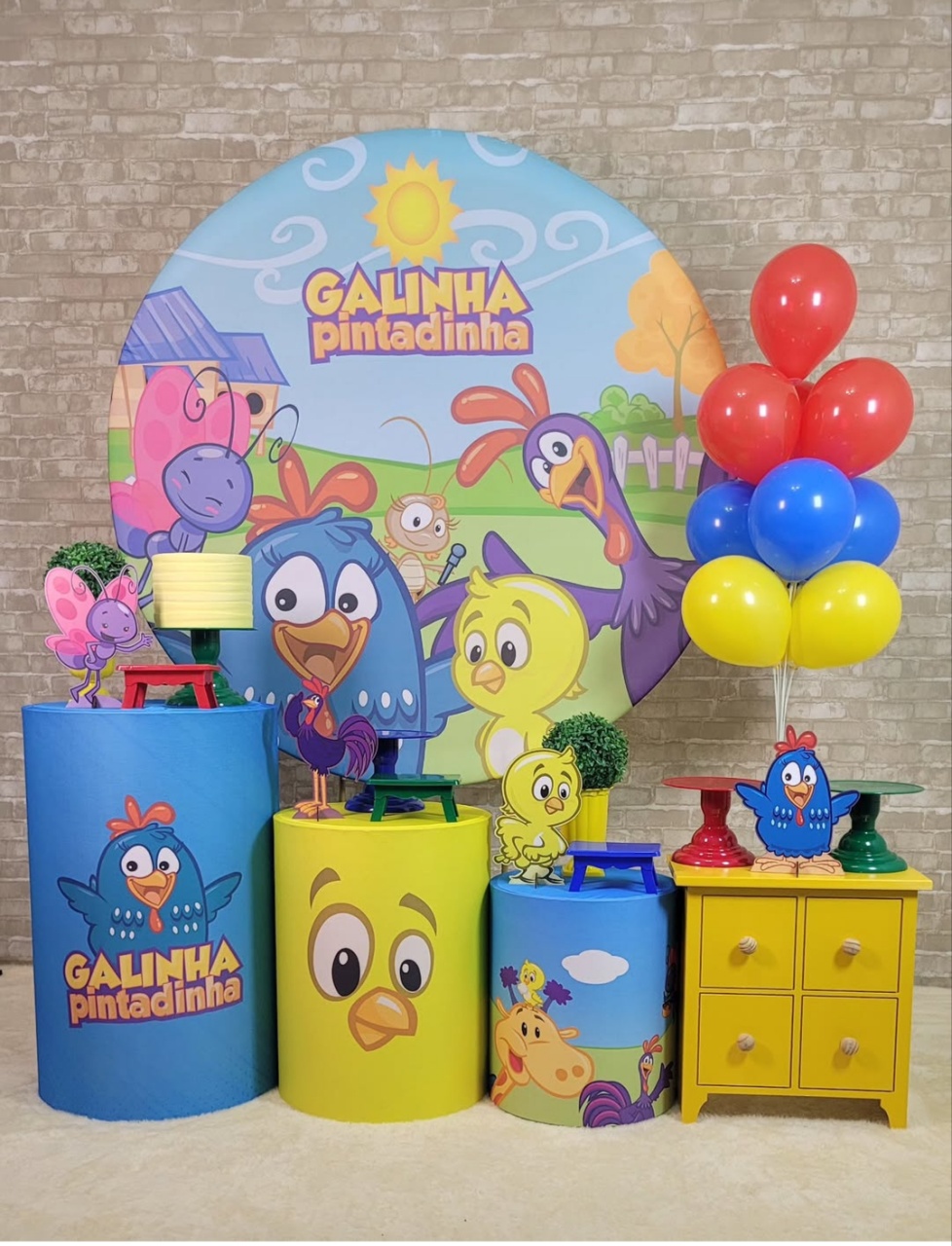 Galinha Pintadinha Kit Patra  - Aline Bordoli Carrion 