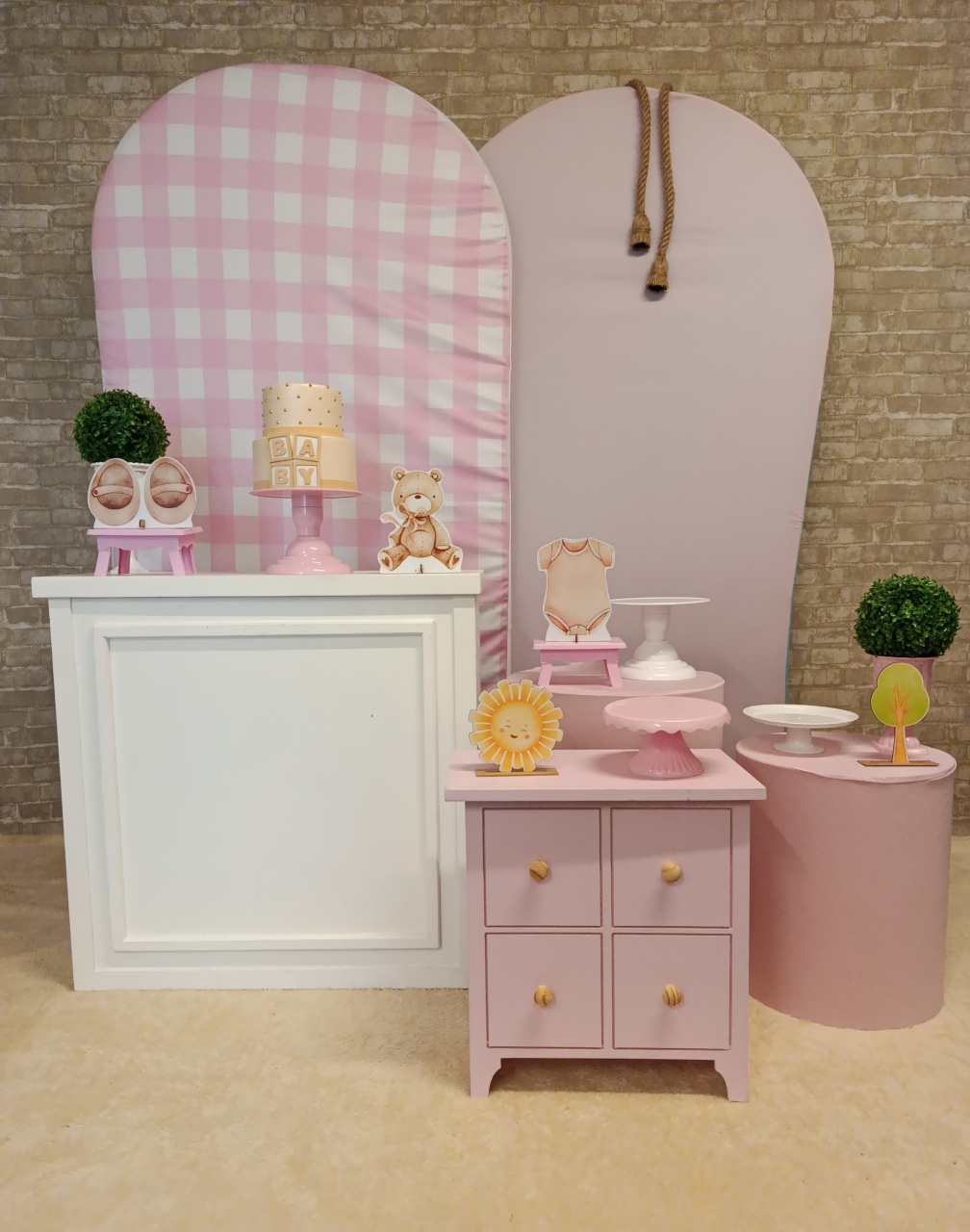 Chá de Bebê Rosa Kit Premium  - Aline Bordoli Carrion 