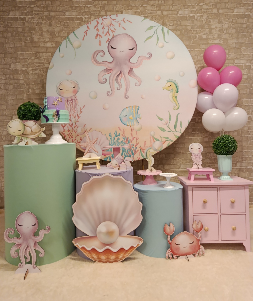 Fundo Do Mar Kit Prata  - Aline Bordoli Carrion 