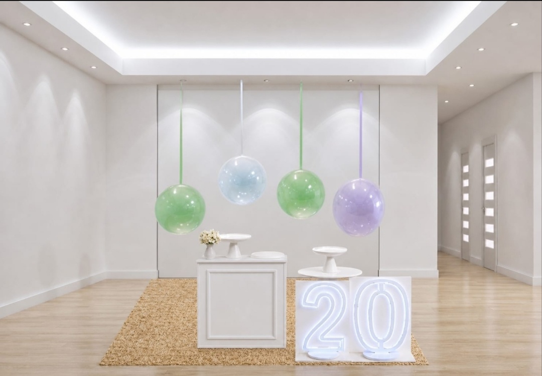 Kit Decoração Com Balões Buble - Aline Bordoli Carrion 