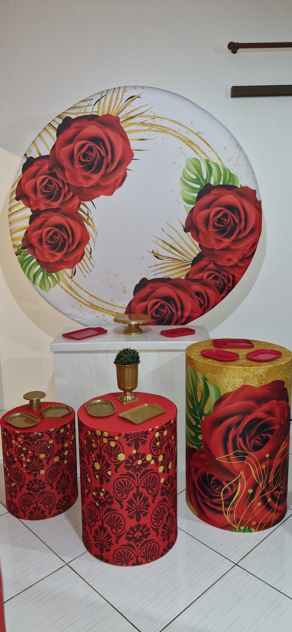 Kit Rosas Vermelhas - Marisa Festas Descartáveis e Cia 