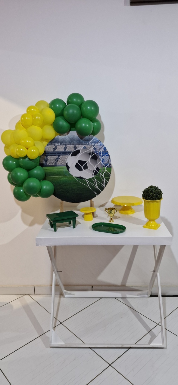 Kit Mini Festa Na Mesa Futebol - Marisa Festas Descartáveis e Cia 