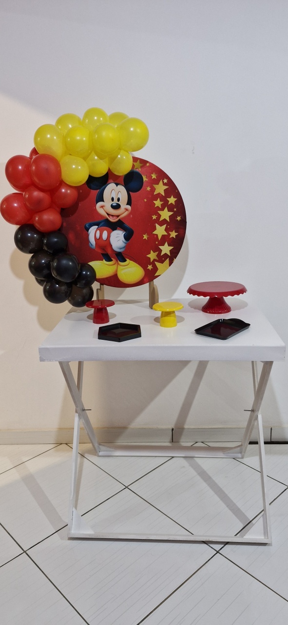 Kit Mini Festa Na Mesa Mickey - Marisa Festas Descartáveis e Cia 