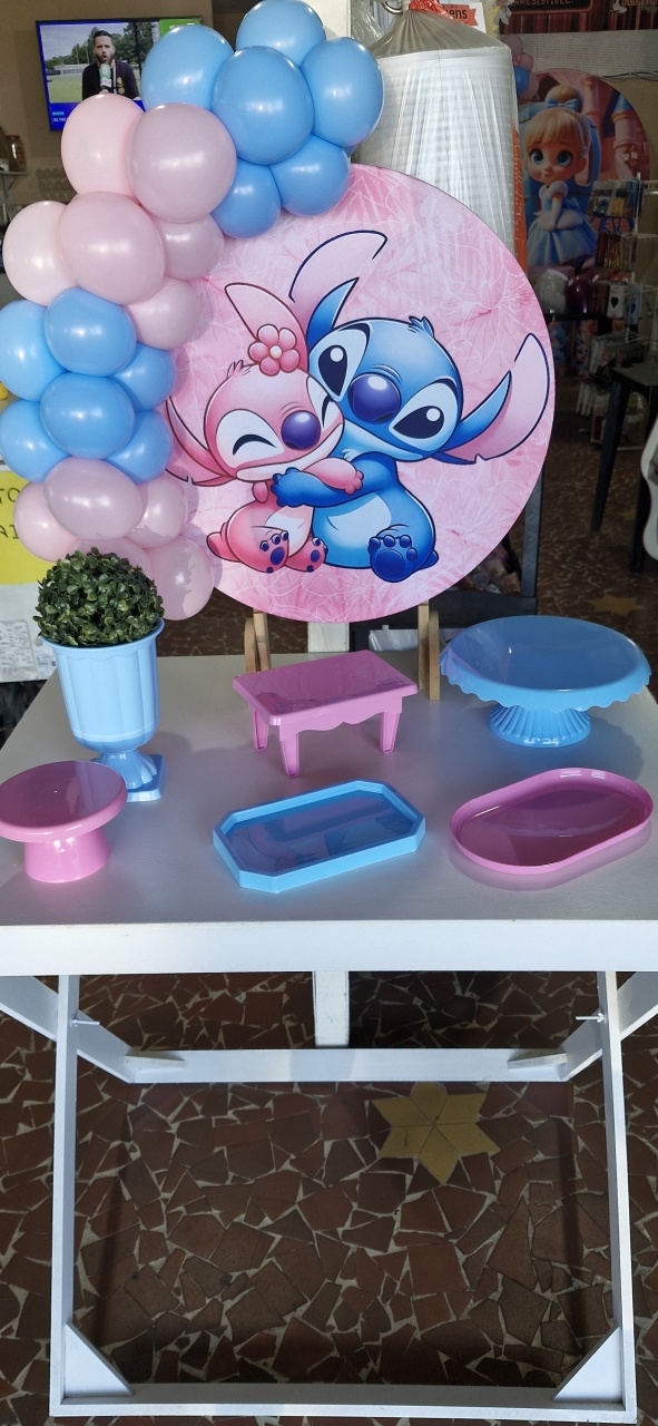 Kit Festa Na Mesa Stitch - Marisa Festas Descartáveis e Cia 