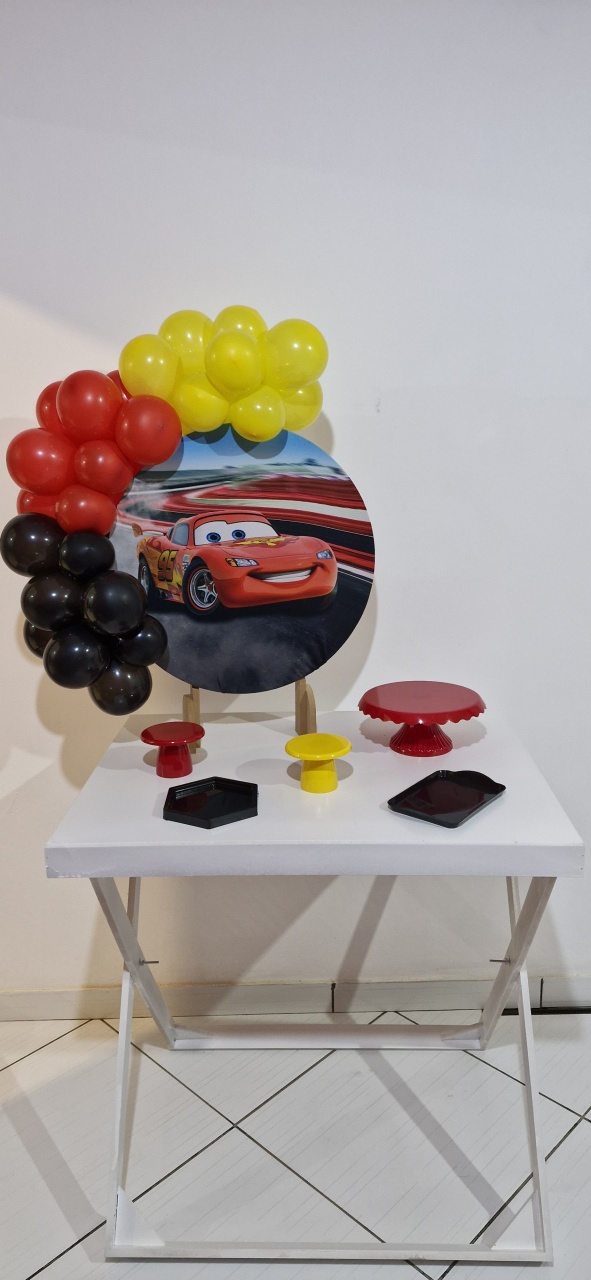 Kit Mini Festa Na Mesa Carros - Marisa Festas Descartáveis e Cia 