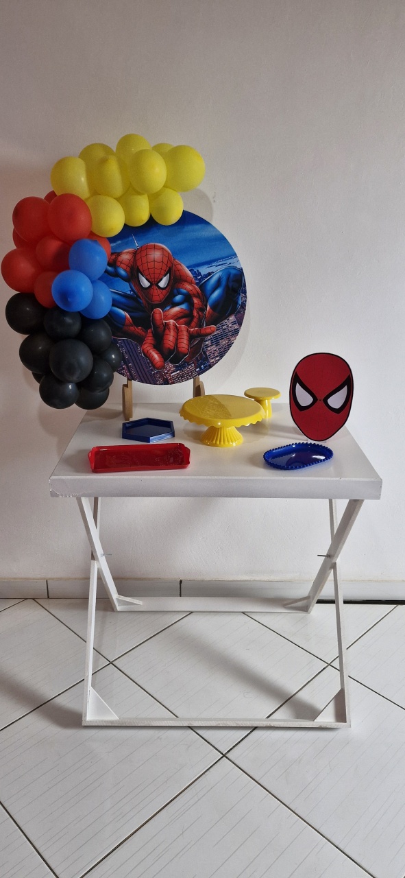 Kit Mini Festa Na Mesa Homem Aranha - Marisa Festas Descartáveis e Cia 