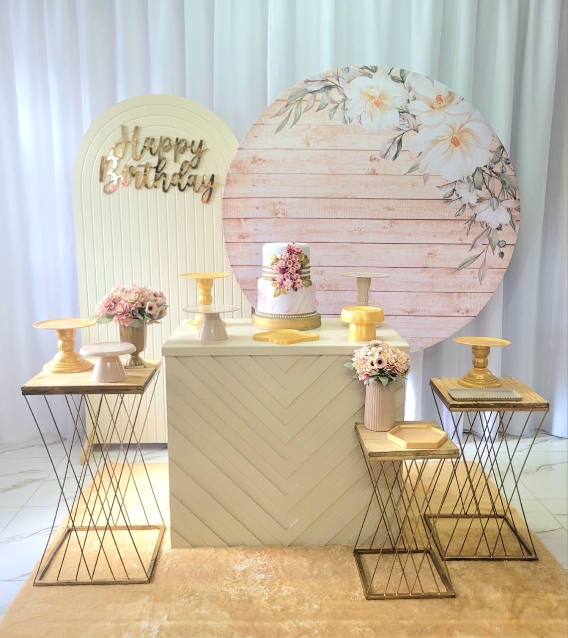 Bege Floral - kiccafesta 