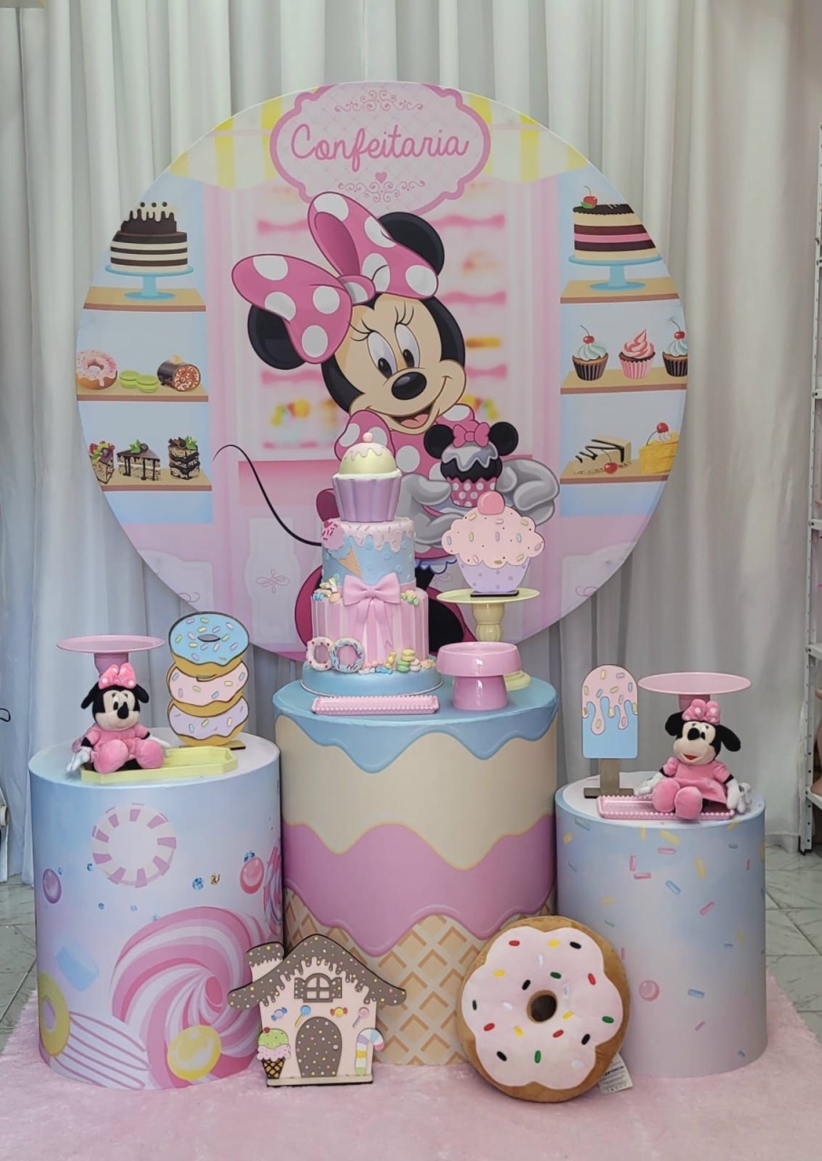 Minnie Confeiteira - kiccafesta 
