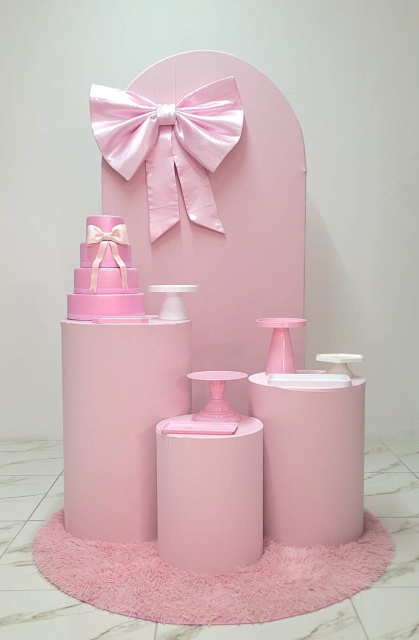 Laço Rosa 1 - kiccafesta 