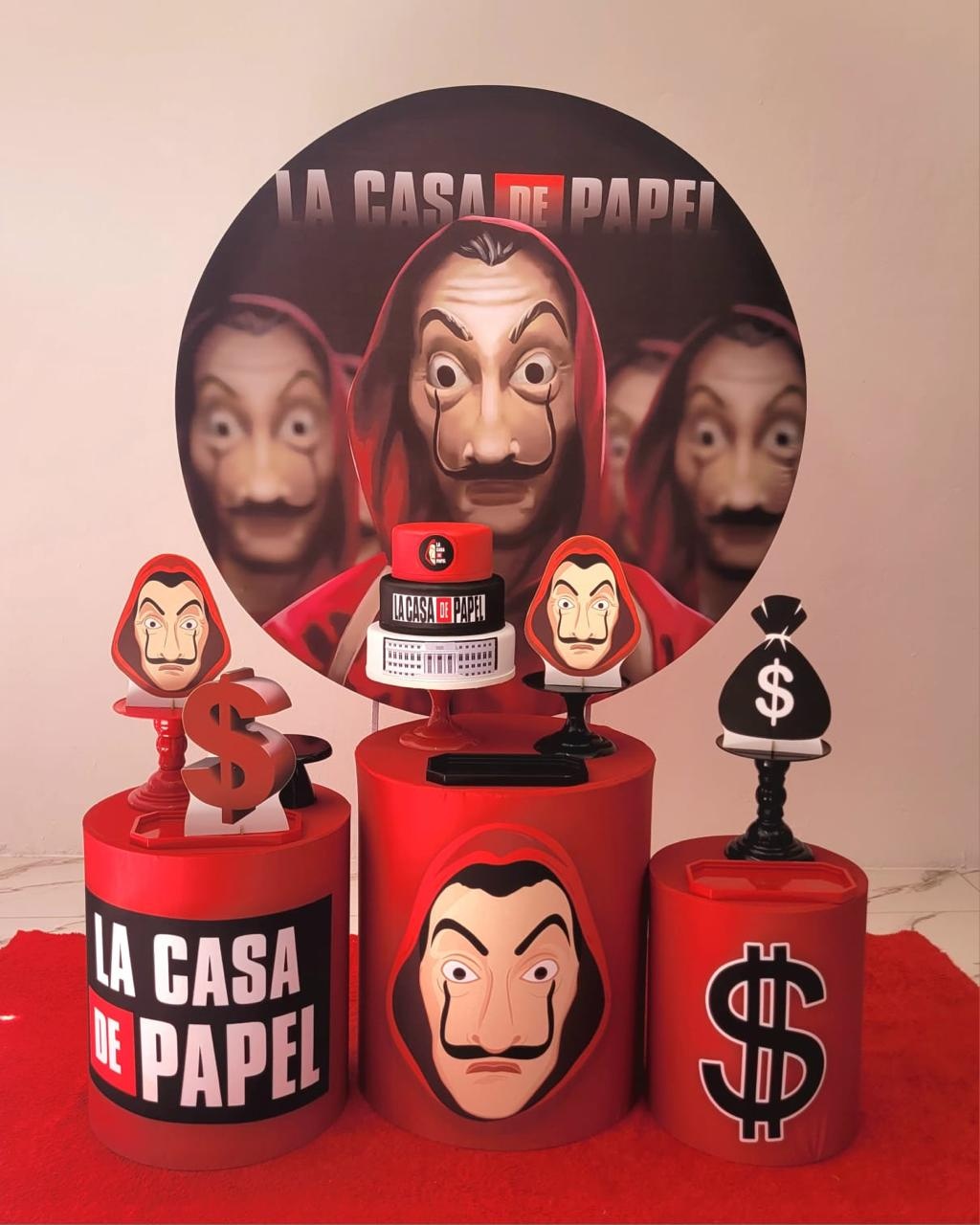 Lá Casa de Papel - kiccafesta 