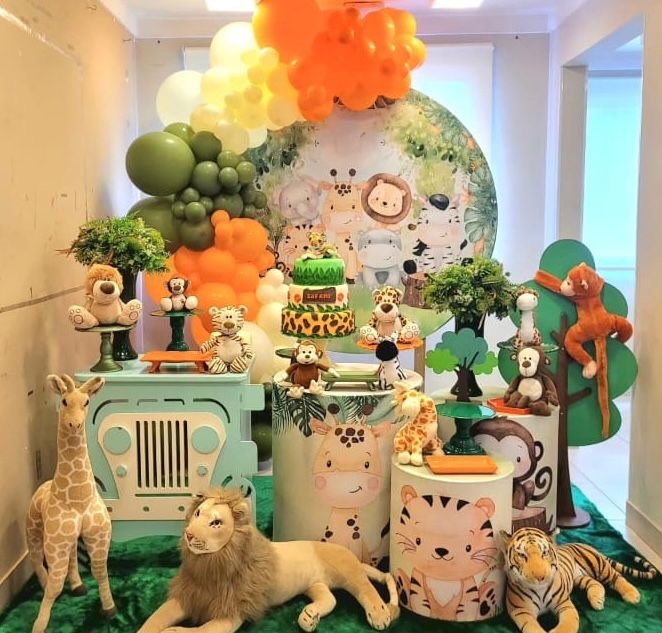 Decoração Safari - kiccafesta 