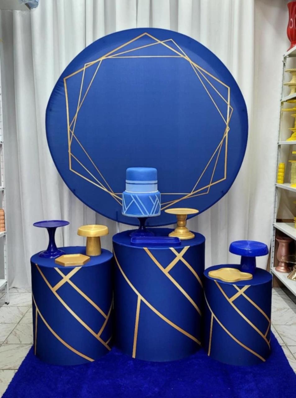 Geométrico Azul - kiccafesta 