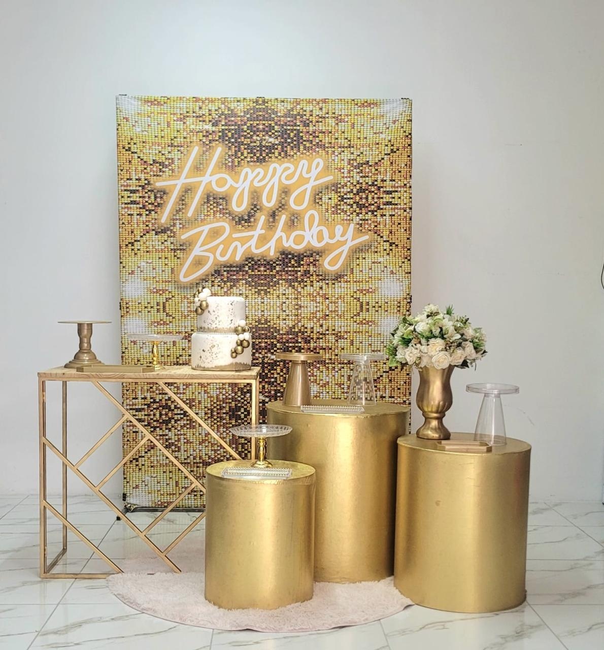 Shimmer Dourado - kiccafesta 
