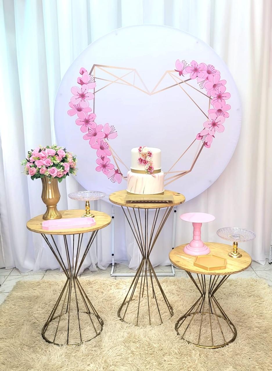 Coração Floral - kiccafesta 