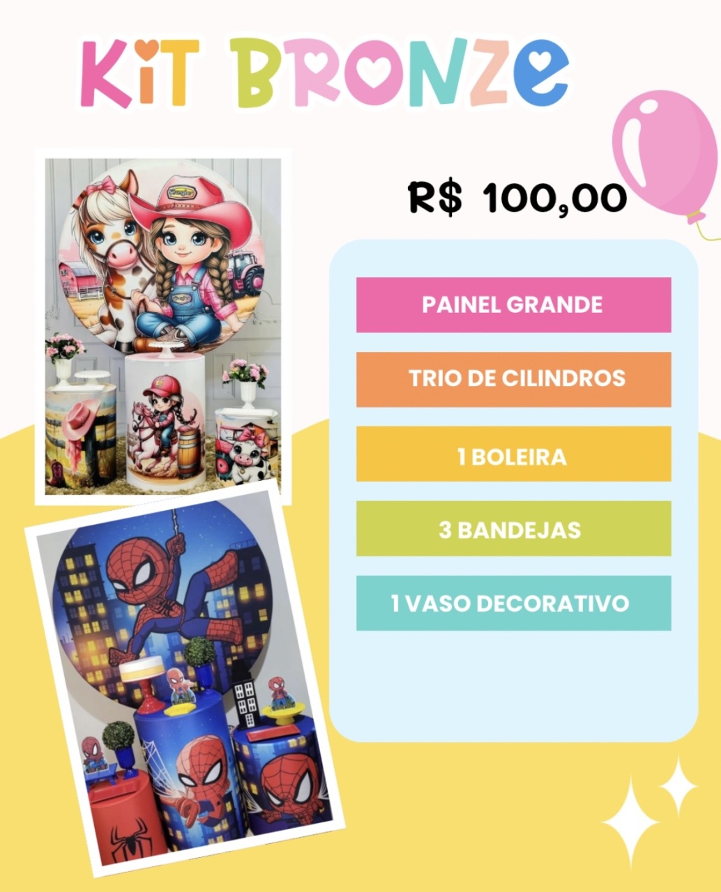 Kit Bronze - Pegue e Monte Fest