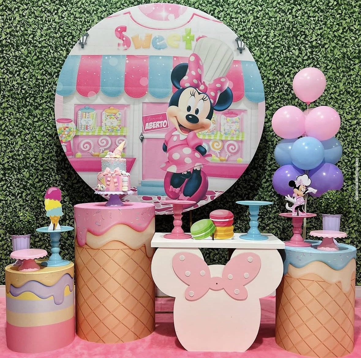 Kit Minnie Confeitera - Pegue e Monte Fest
