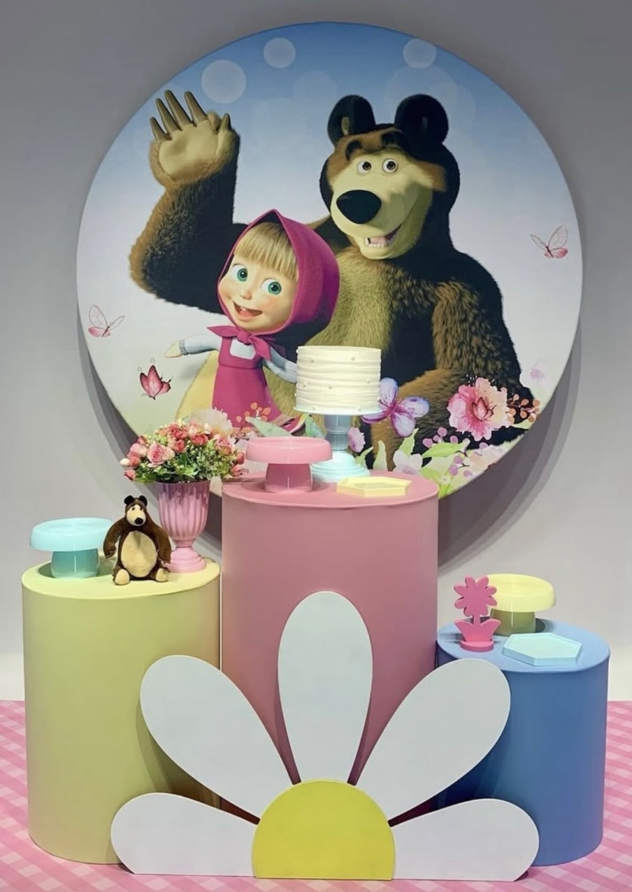 Kit Masha E Urso 3 - Pegue e Monte Fest