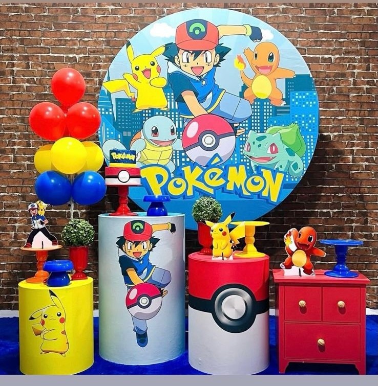 Kit Pokemon - Pegue e Monte Fest