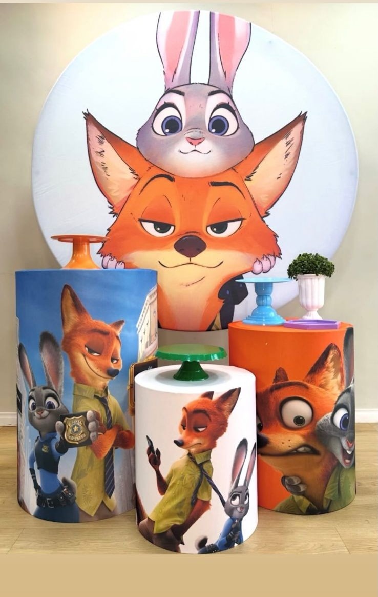 Kit Zootopia - Pegue e Monte Fest