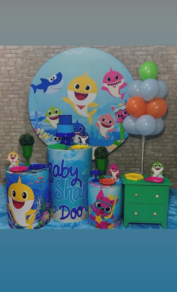 Kit Baby Shark - Pegue e Monte Fest