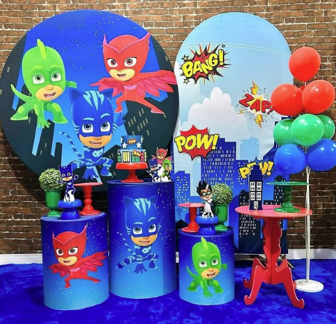 Kit Pj Masks - Pegue e Monte Fest