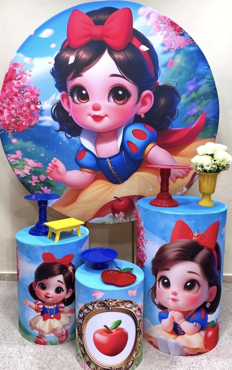 Kit Branca de Neve Cute  - Pegue e Monte Fest