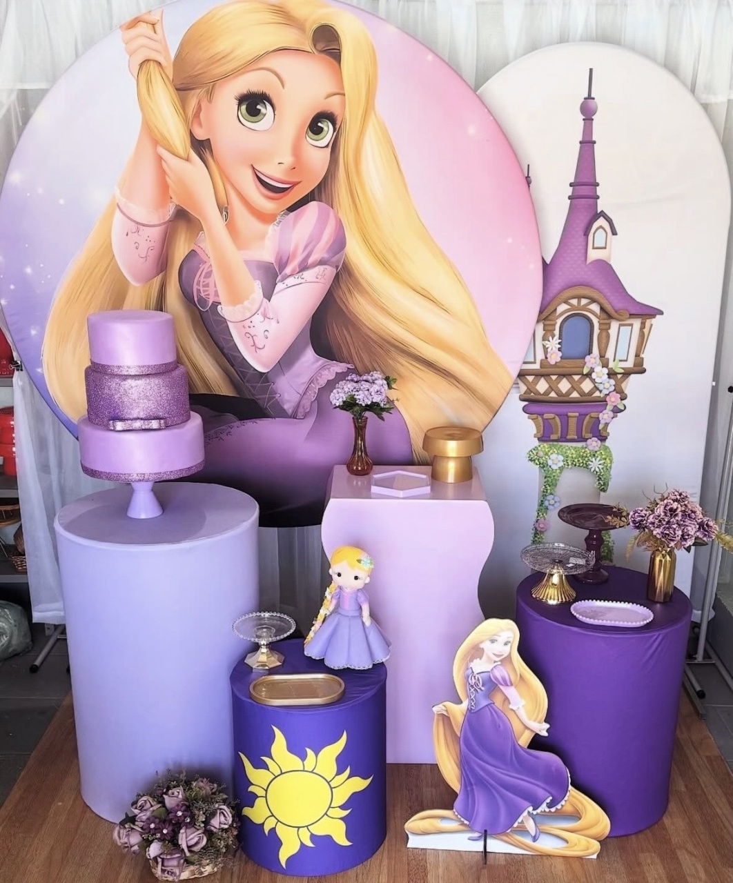 Kit Rapunzel 2 - Pegue e Monte Fest