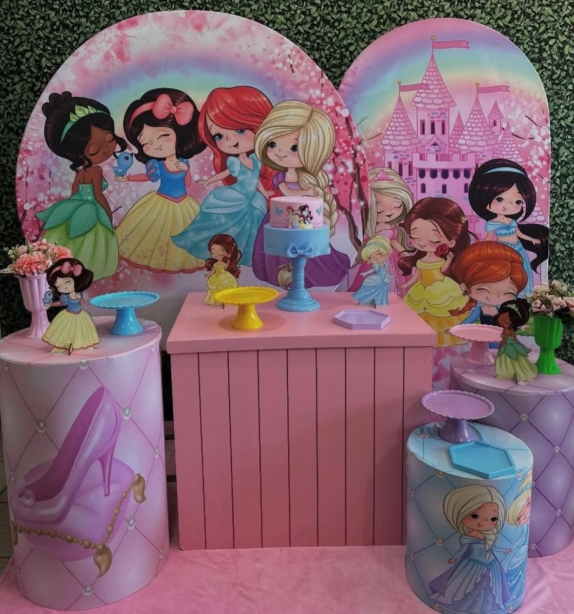 Kit Princesas Cute 2 - Pegue e Monte Fest
