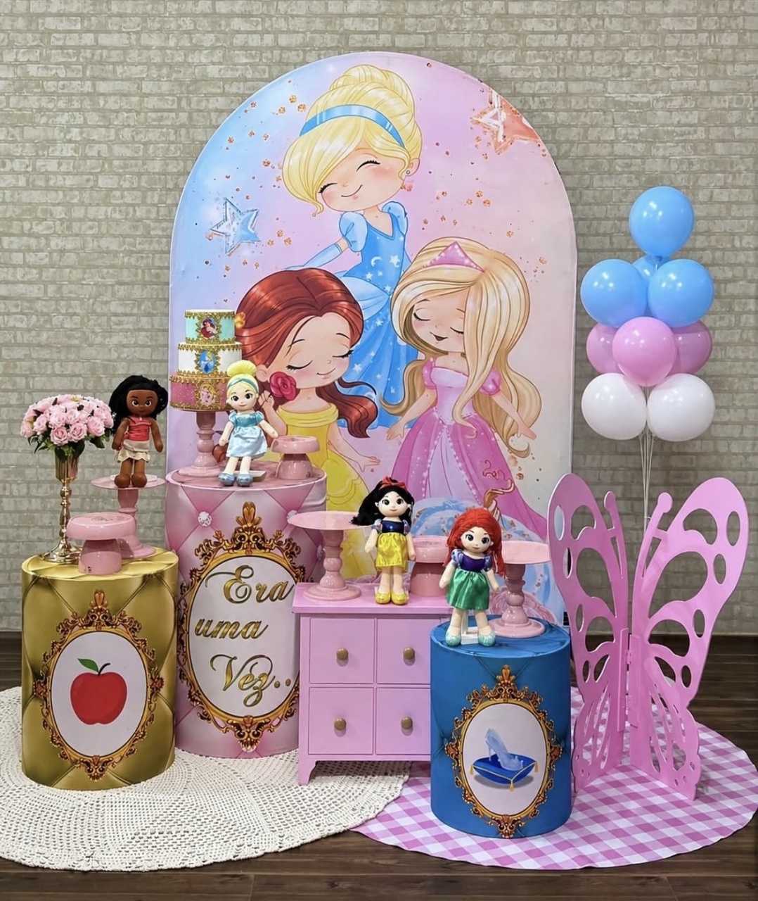 Kit Princesas Cute 4 - Pegue e Monte Fest