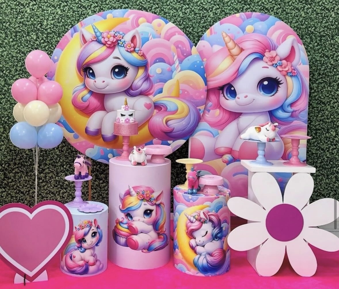Kit Unicornio 3 - Pegue e Monte Fest