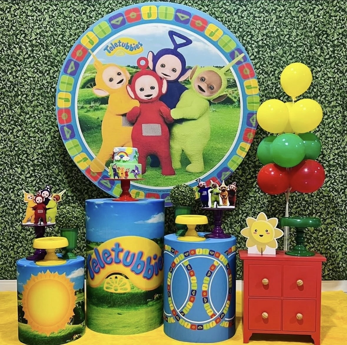 Kit Teletubbies - Pegue e Monte Fest