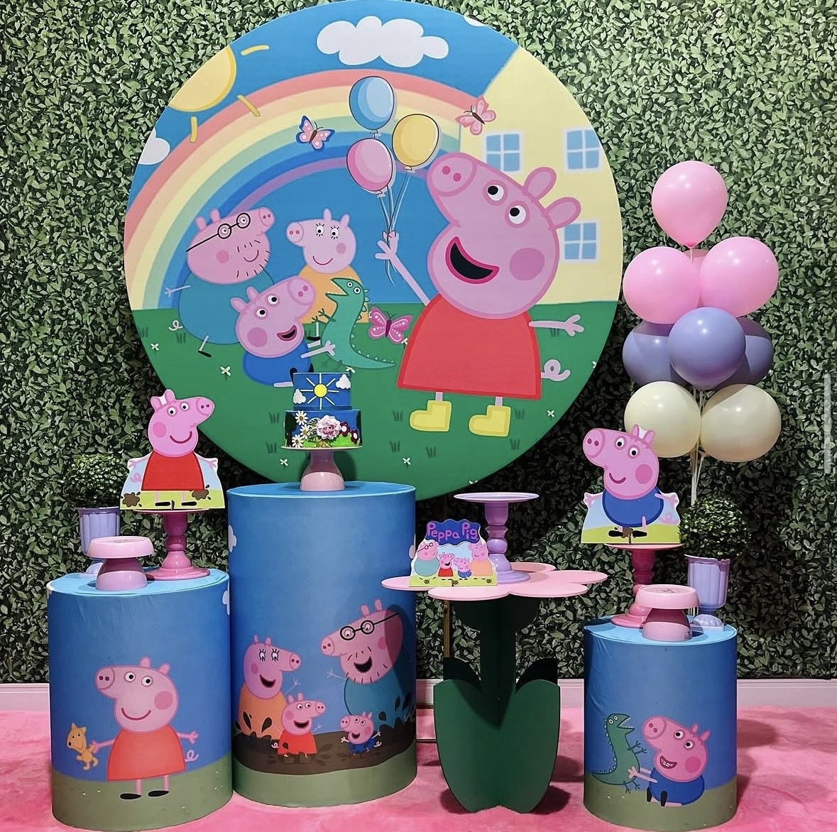 Kit Peppa Pig 5 - Pegue e Monte Fest