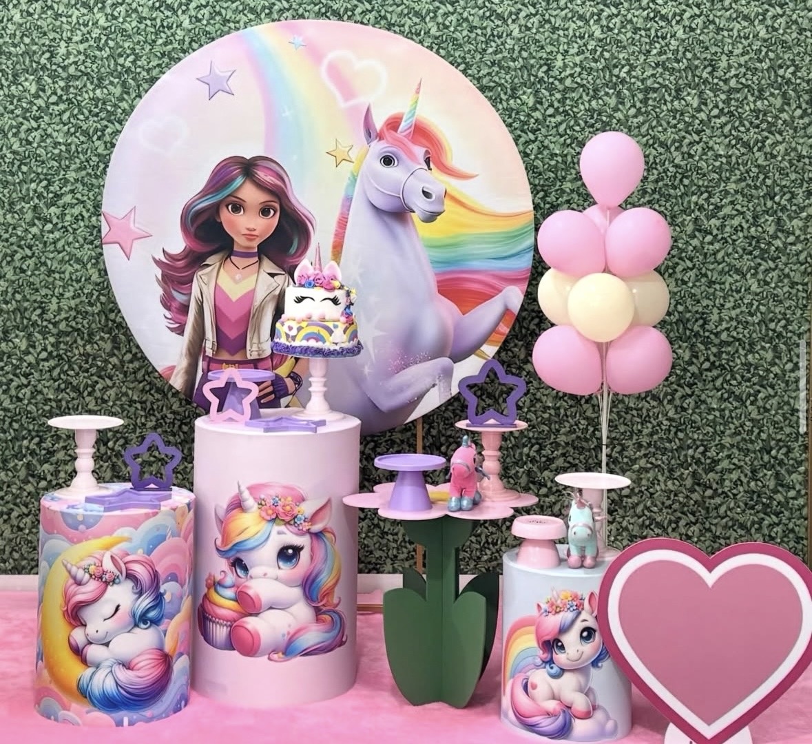 Kit Academia Unicornio - Pegue e Monte Fest