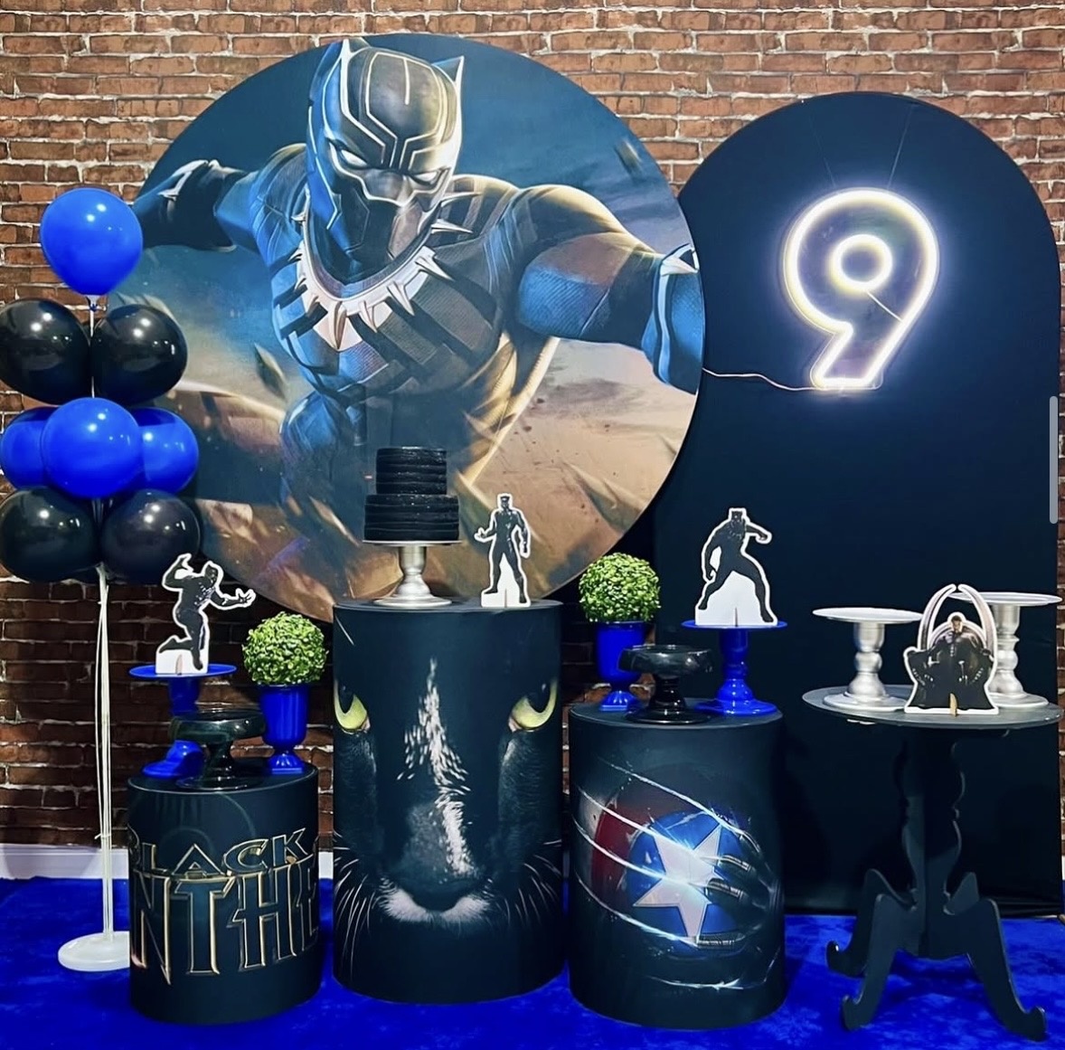 Kit Pantera Negra (Black Panther) - Pegue e Monte Fest