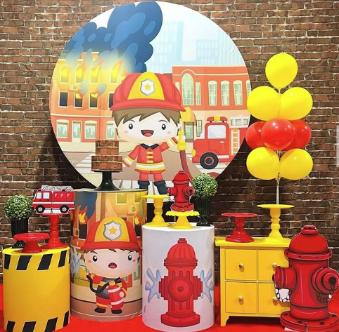 Bombeiro Cute - Pegue e Monte Fest