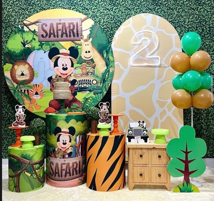 Kit Mickey Safari - Pegue e Monte Fest